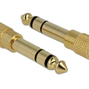 DELOCK Αντάπτορας Stereo από 6.3mm σε jack 3.5m