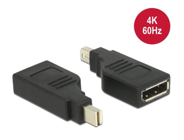 DELOCK Αντάπτορας mini Displayport(M) σε Displayport(F)