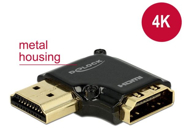 DELOCK HDMI Αντάπτορας HDMI-A female σε male