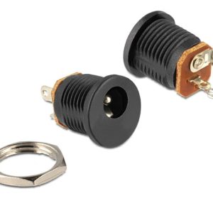 DELOCK Installation socket DC 2.5 x 5.5mm