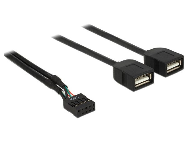 DELOCK USB Καλώδιο από USB-A interface σε 2x USB Type-A female