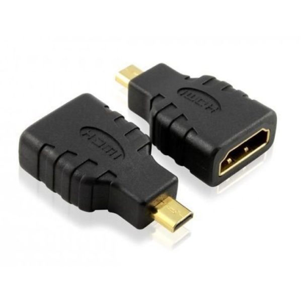 Powertech μετατροπέας θηλυκό HDMI 19pin σε αρσενικό Micro HDMI