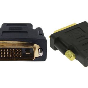 POWERTECH adapter HDMI 19pin θηλυκό σε DVI 24+1 αρσενικό