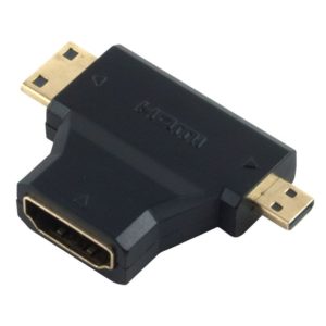 POWERTECH adapter HDMI 19pin σε Mini HDMI & Micro HDMI ADA-H004