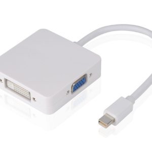 POWERTECH μετατροπέας Mini DisplayPort (M) σε HDMI 1.4v/DVI/VGA