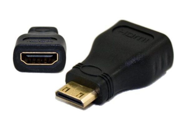 POWERTECH adapter mini HDMI Αρσενικό σε HDMI 19pin Θηλυκό