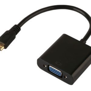 POWERTECH μετατροπέας HDMI 1.4V (M) Mini σε / VGA DB15 F)