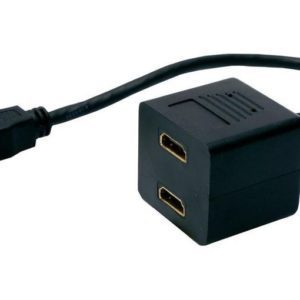 POWERTECH HDMI Splitter 19pin male / 2x Female Gold