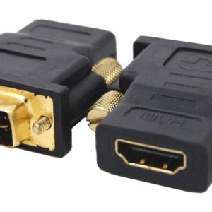 POWERTECH adapter από DVI I (24+5) M σε HDMI F