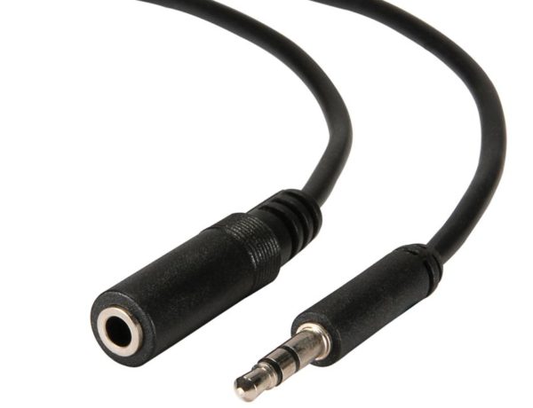 POWERTECH καλώδιο Jack stereo 3.5mm male σε female