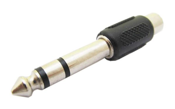 POWERTECH Αντάπτορας από stereo 6.35mm (M) σε RCA (F)