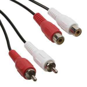 POWERTECH καλώδιο CAB-R018 2x RCA (M) σε 2x RCA (F)