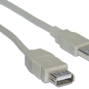 POWERTECH Καλώδιο USB 2.0 σε USB female CAB-U076