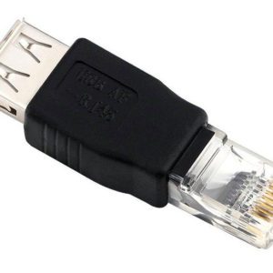 POWERTECH Adapter από USB 2.0 female σε RJ45 CAB-U085