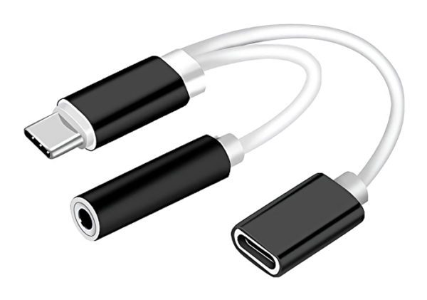 POWERTECH Converter USB Type-C σε 3.5mm & θηλυκό USB Type-C