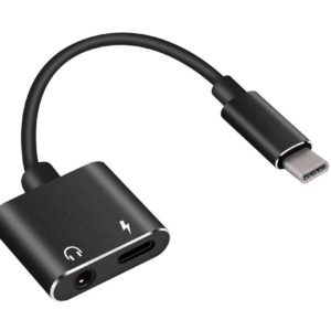 POWERTECH Converter USB Type-C σε 3.5mm & θηλυκό USB Type-C