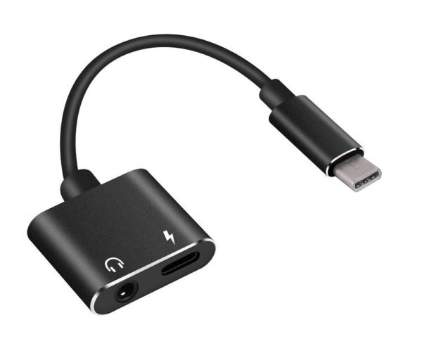 POWERTECH Converter USB Type-C σε 3.5mm & θηλυκό USB Type-C