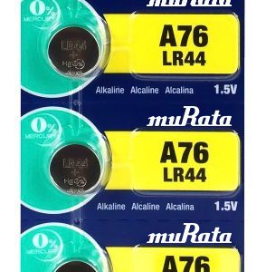 MURATA Αλκαλικές μπαταρίες ρολογιού LR44 MR-LR44