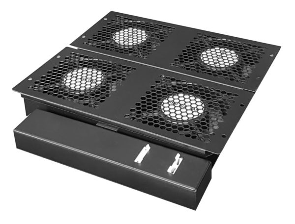 POWERTECH cooling fan με θερμοστάτη για rack NETW-0010