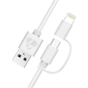 POWERTECH Καλώδιο USB σε Micro/Lightning prime PT-707