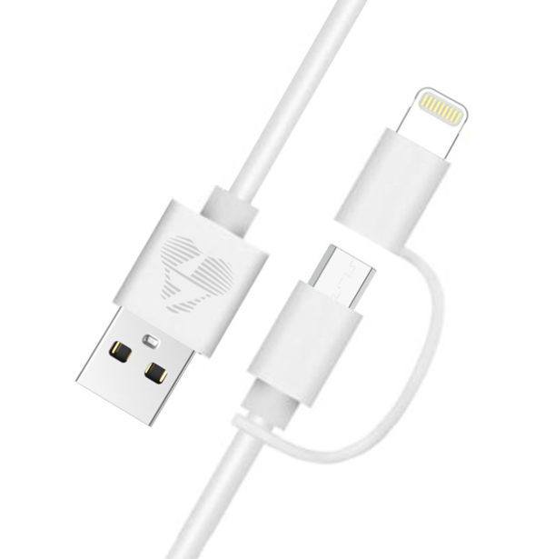 POWERTECH Καλώδιο USB σε Micro/Lightning prime PT-707