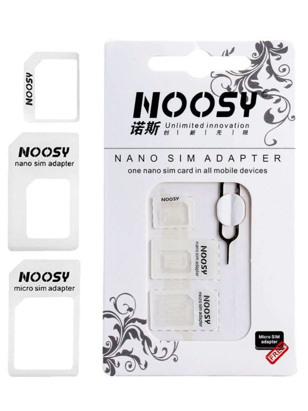 NOOSY Nano SIM & Micro SIM Adapter Set