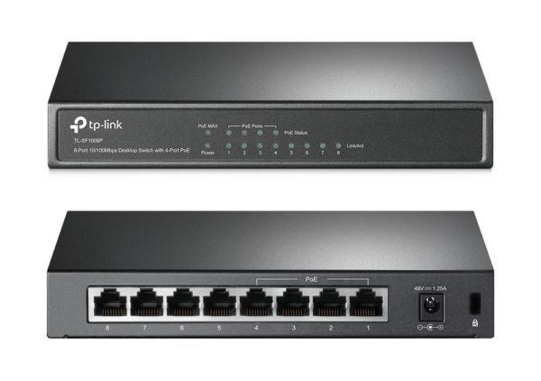 TP-LINK Desktop Switch TL-SF1008P 8 Θυρών